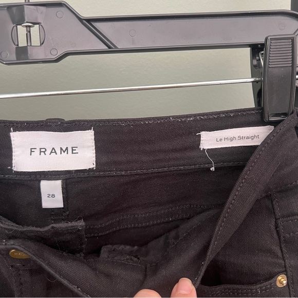 FRAME Le High Straight Jeans - Picture 8 of 11